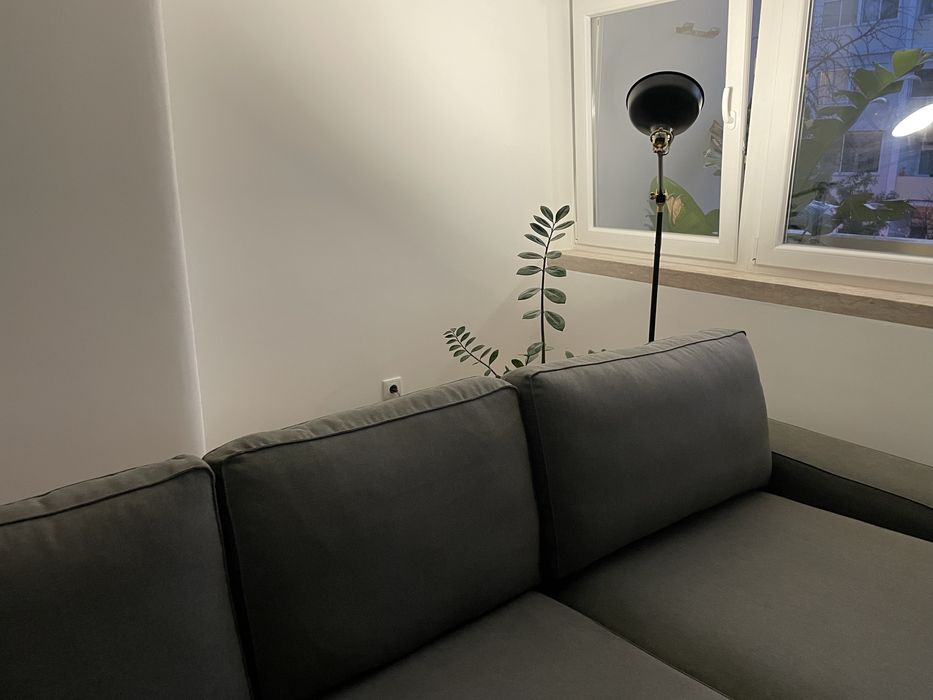 Sofá com chaise longue