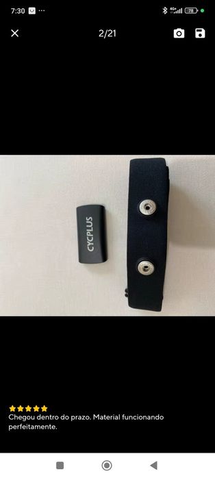 GPS bicicleta novo com sensor cardíaco incluído