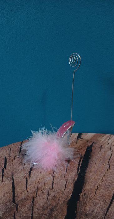 Szpilka pantofelek bucik stojak na zdjęcie ozdoba