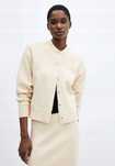 Mango 36 S Sweter Kardigan Beżowy Nora J29009