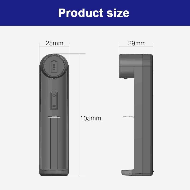 Ładowarka USB do akumulatorów AA, AAA, 14500, 18350, rózne długości ak