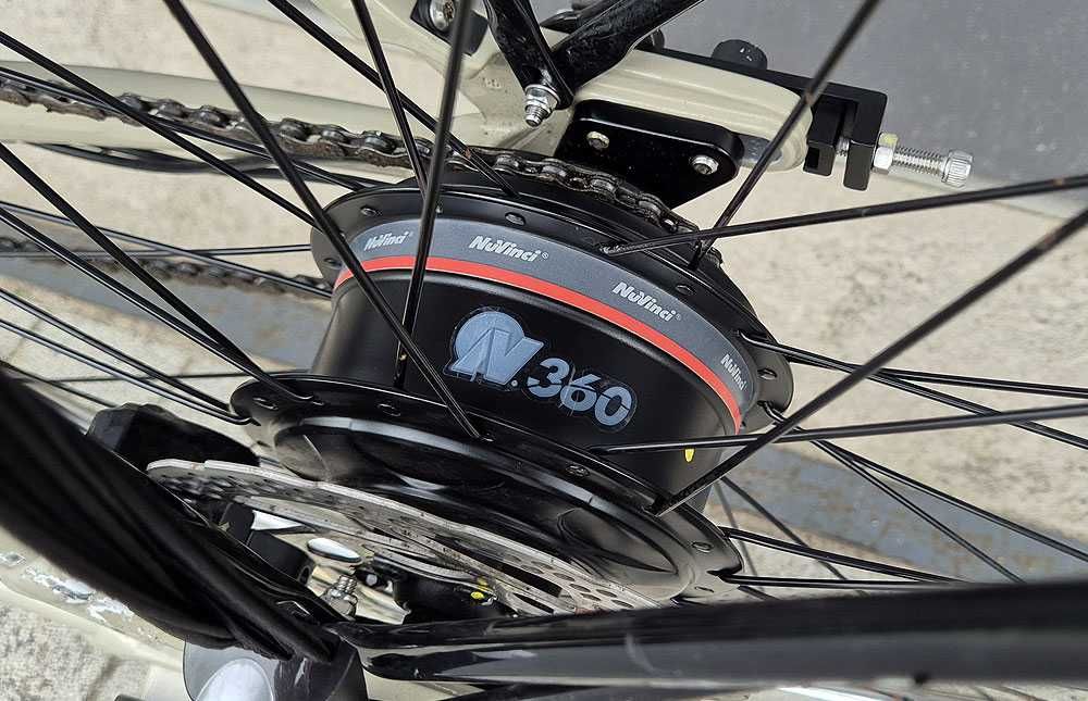 Jak nowy! PIAGGIO WIBIKE NuVinci 360 Hydraulika GPS rower elektryczny