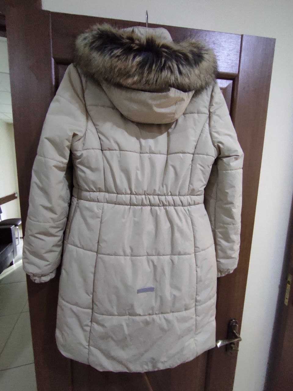 Зимнее пальто Ленне на девочку/158 р. в идеальном состоянии