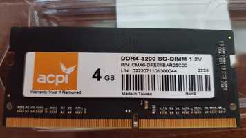 Модуль памяти acpi SO-DIMM DDR4 3200 4GB