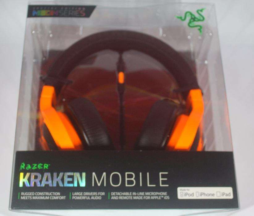 Razer Kraken Neon Limited Ed. Laranja Novos