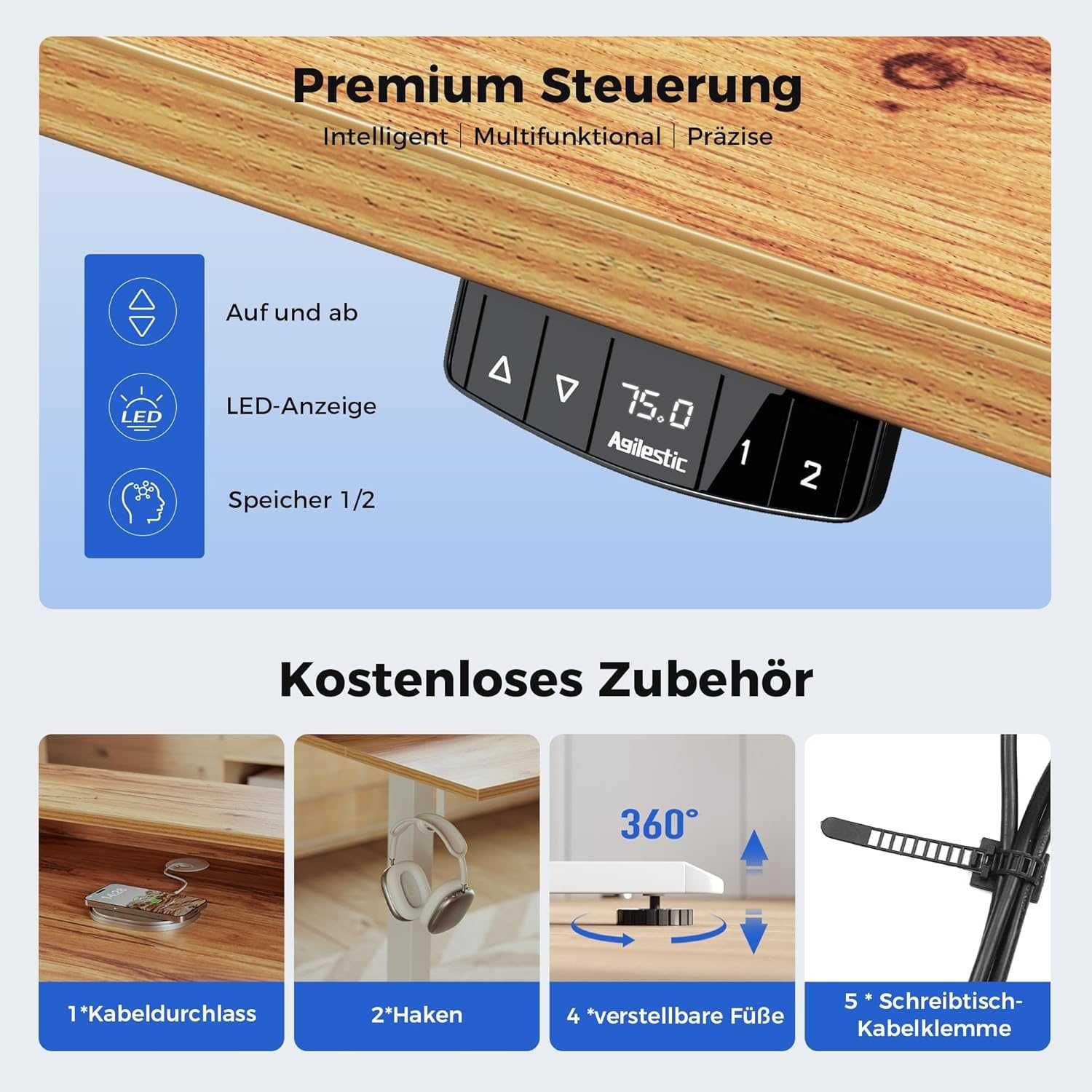 Nowe biurko elektryczne / blat / stół / 160x60CM / regulowane / A2907!