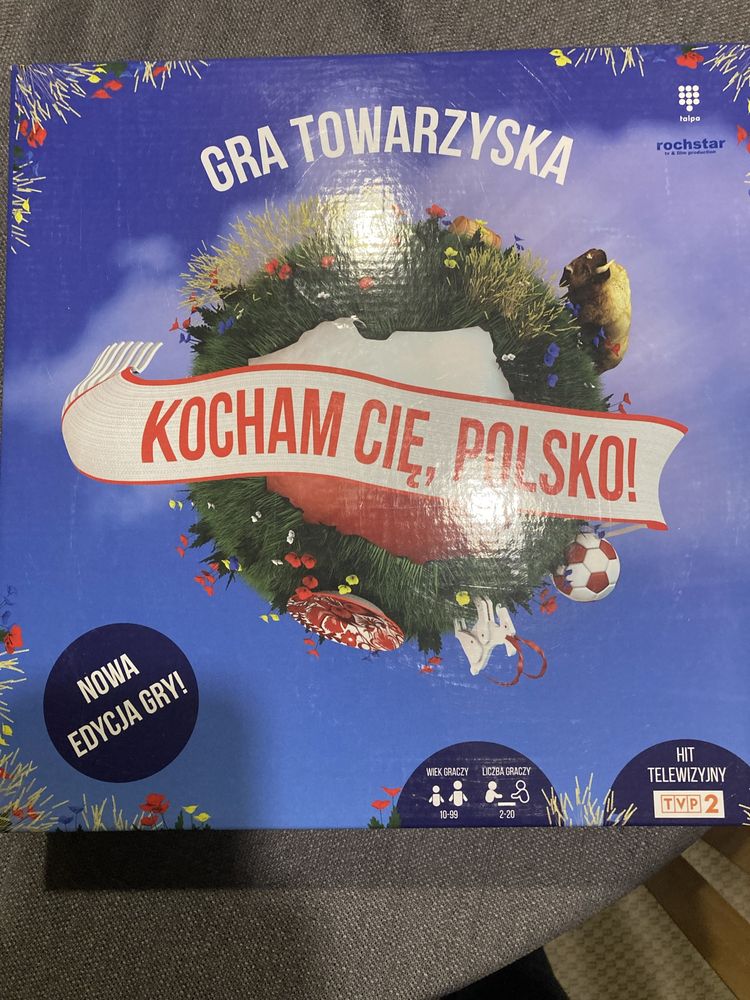 Gra planszowa Kocham Cię Polsko