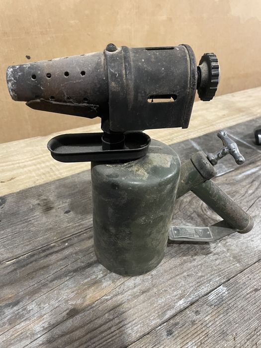 Lutlampa benzynowa wojskowa WP zabytkowa