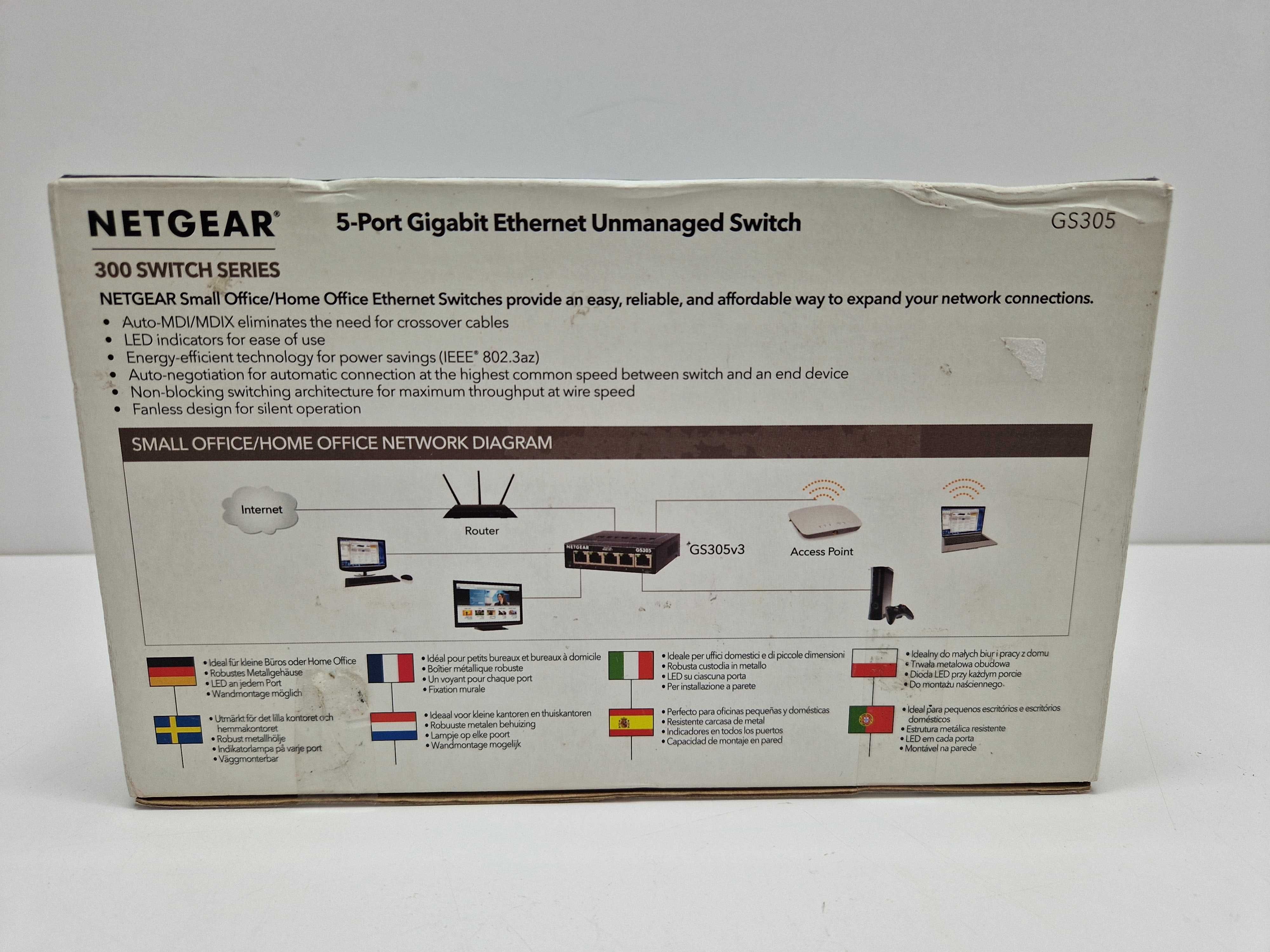 Przełącznik niezarządzalny Netgear GS305