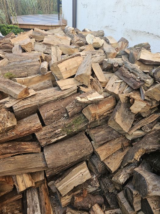 Dąb drewno kominkowe opałowe sezonowane