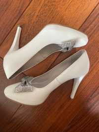 Buty ślubne na ślub białe rozmiar 35 La Boda
