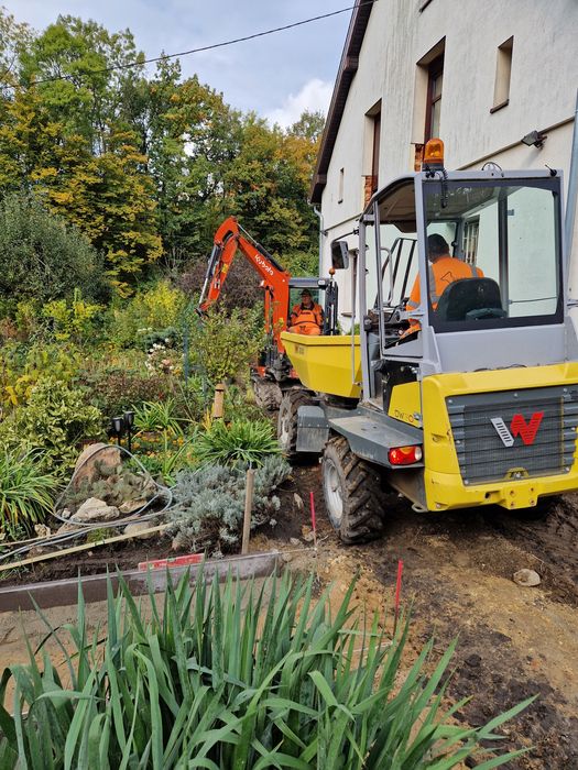 Usługi brukarskie, brukarstwo, utwardzenie terenu, wynajem koparek,HDS