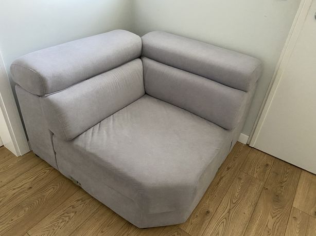 Canto de sofá cinza