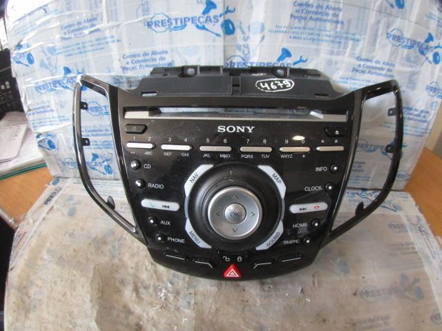 Interruptor C1BT18K811TA37AE FORD FIESTA 6 2017 1.5TDCI 95CV 5P CINZA ESCURO Multifunções Radio 4 PISCAS GPS