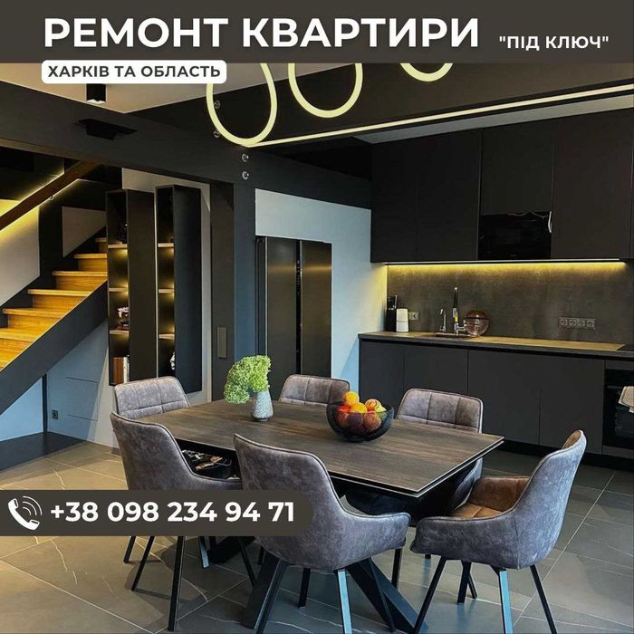 Ремонт під ключ: Квартир, Приватних будинків та Офісів