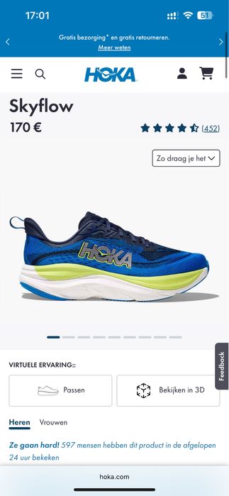 Hoka sapatos desportivos
