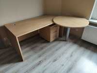 wielkie solidne biurko