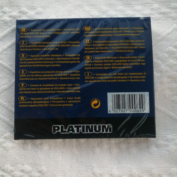 Platinum - DVD+RW 4.7 GB