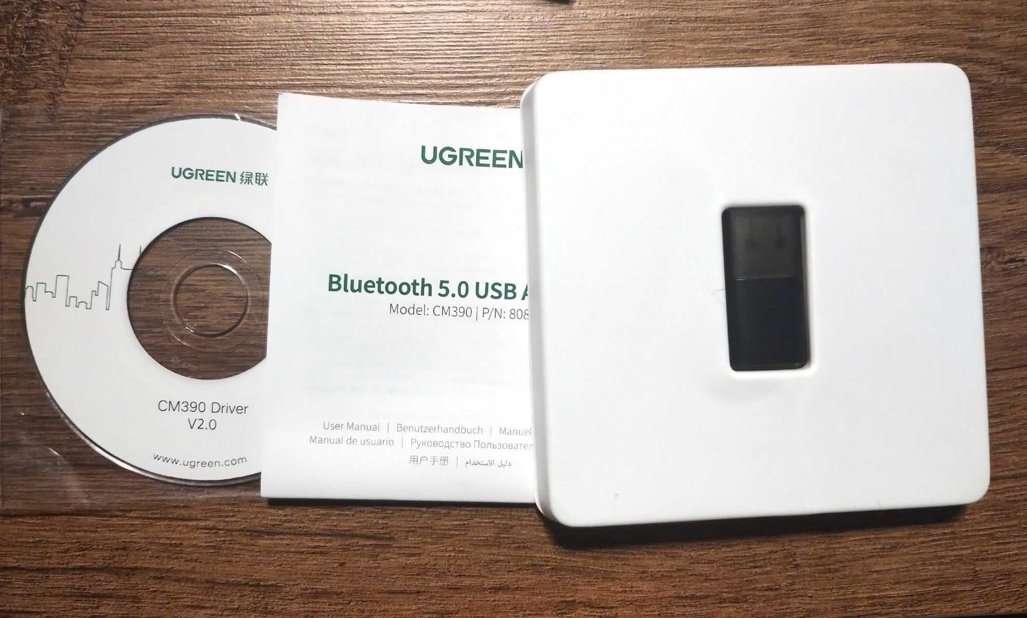 Adapter Bluetooth 5.0 UGREEN CM390  DO 30M