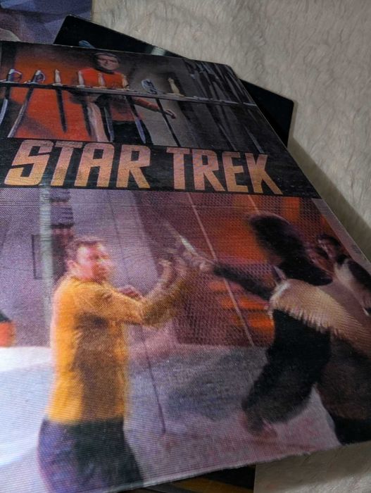 Rittenhouse Star Trek 1999 Paramount Karty Promocyjne 3D Pocztówka