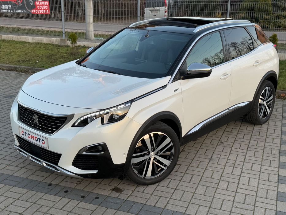 Peugeot 3008 2.0HDI_177KM_GT_Automat_Panorama_FULL LED_KeylessGo_Biała perła_Bezwyp