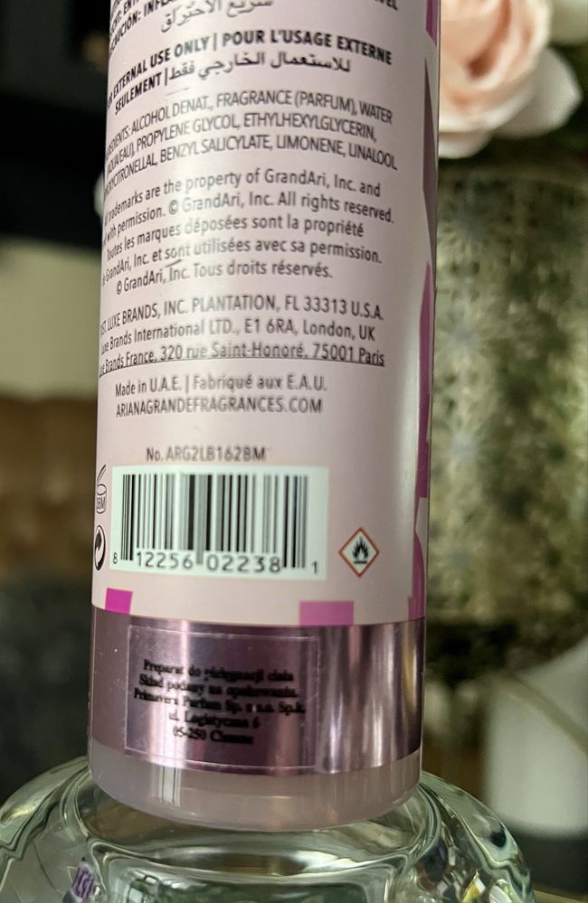 Ariana Grande Sweet Like Candy body mist mgiełka do ciala