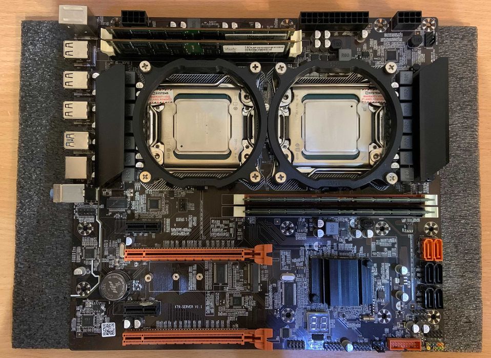 Комплект X79-Server + 2 x Xeon E5-2697v2 + 64 GB RAM + Кулер, LGA 2011