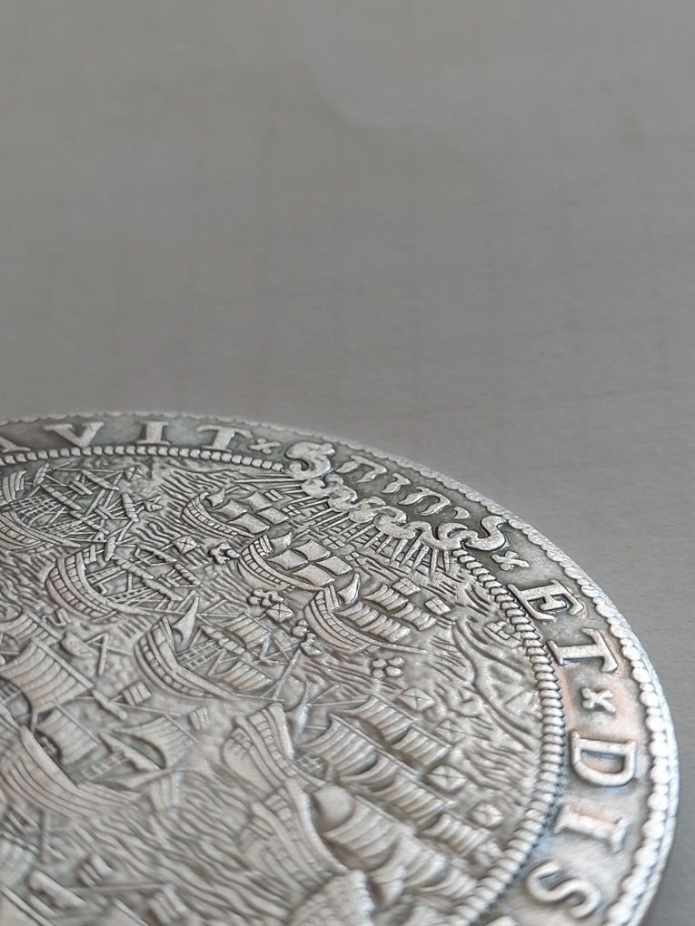Moneta Dukat Niderlandów 1588 Imię Boga JHWH