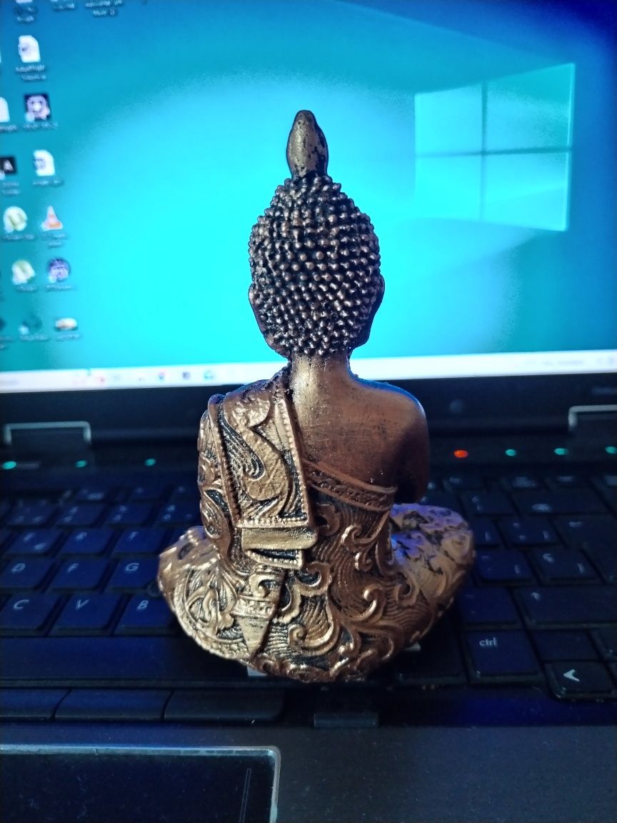 Buda decorativo dourado 12.7 cms