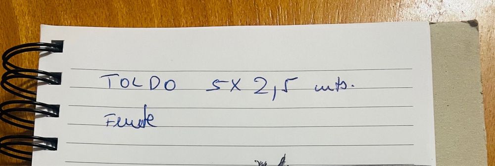 Toldo grande em otimo estado