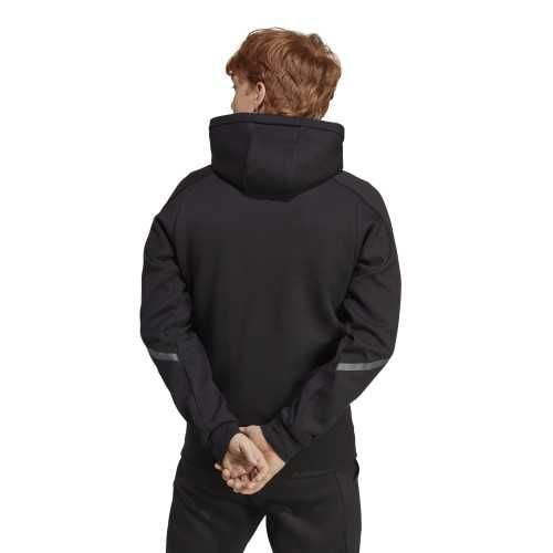 Худи Adidas DESIGNED for gameday FULL-ZIP hoodie black