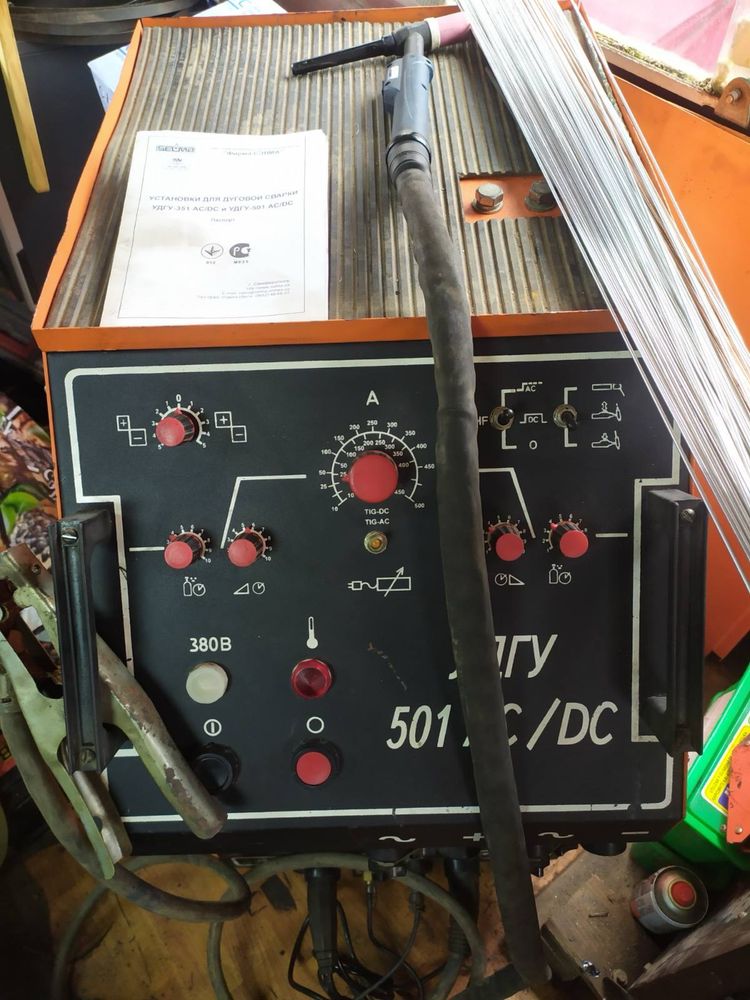 сварка аргоновая УДГУ-501 AC/DC Транс ТИГ 500