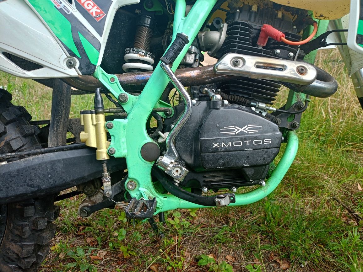 Motor Cross zielony