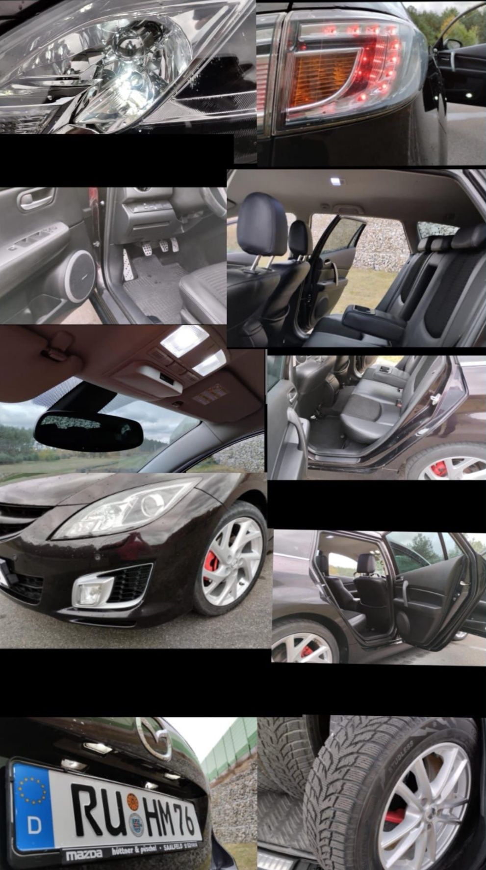 Mazda 6 2,2Diesel Bi-Xenon Led Skóry Grzane Wentylowane Fotele BOSE