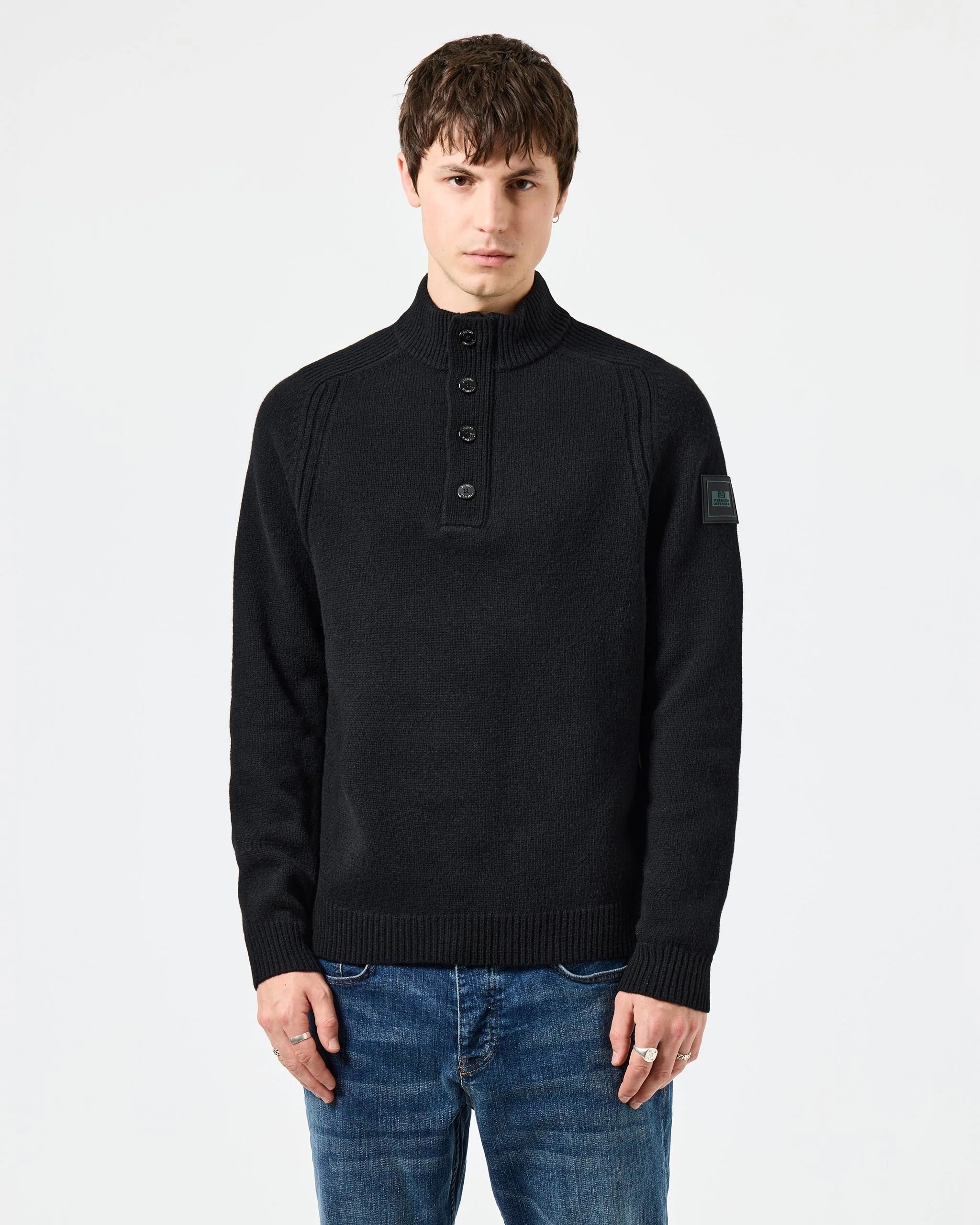 Weekend offender свитер мужской шерстяной чёрный XXL