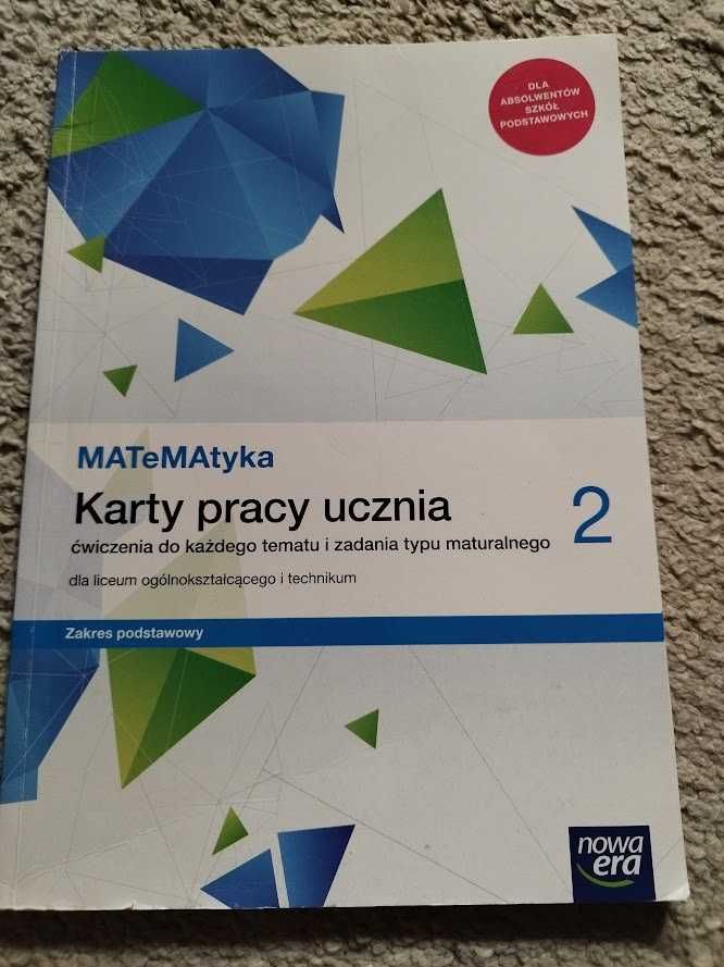 Matematyka 2. Karty pracy ucznia. Zakres podstawowy.