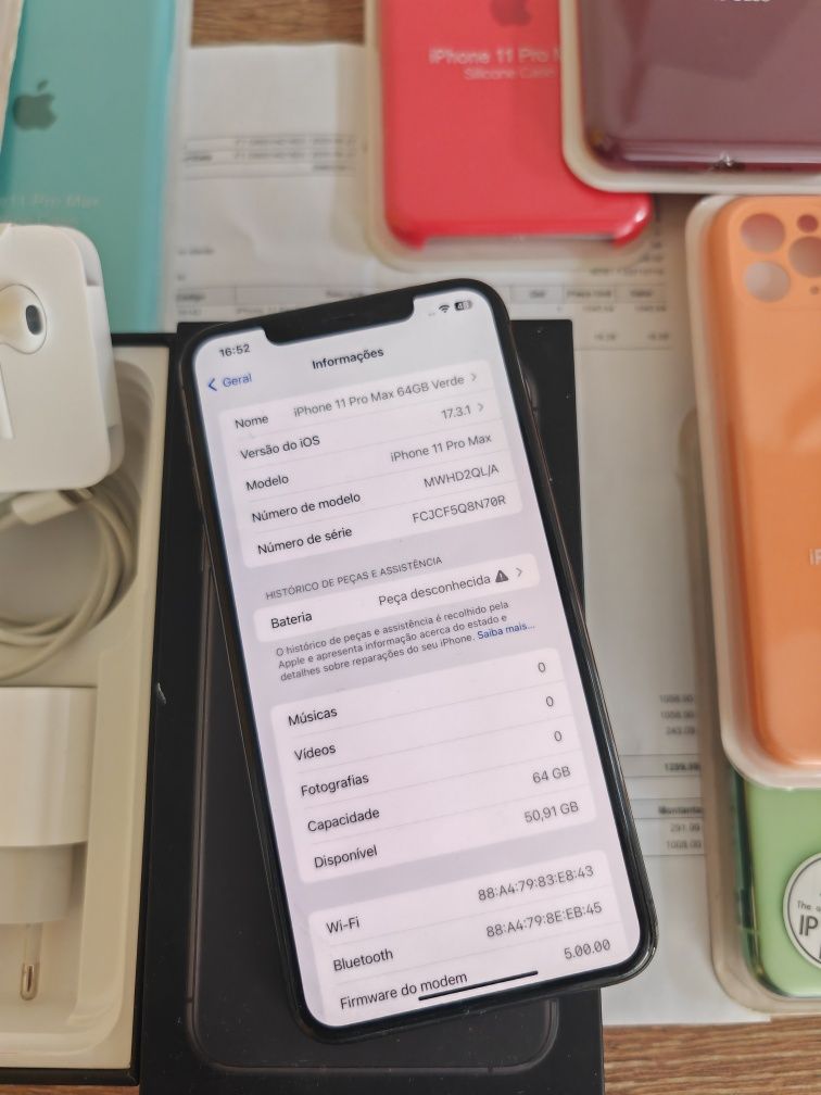 iPhone 11 Pro Max 64GB Verde Desbloqueado Aceito Retomas