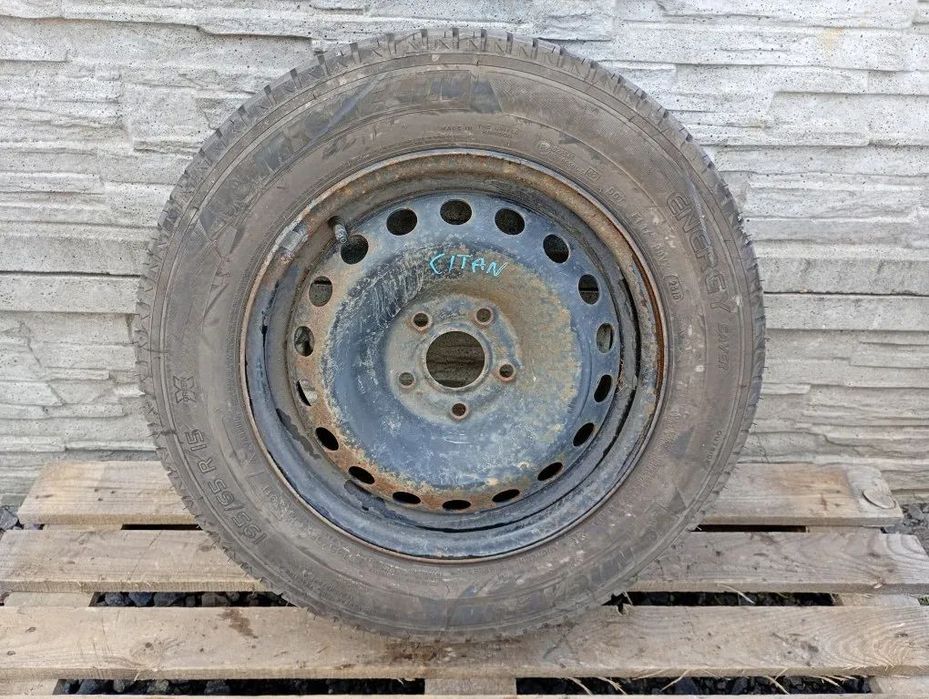 Felga Stalowa Opona Michelin 195/65R15 Koło Zapasowe Renault Kangoo II III Citan W415