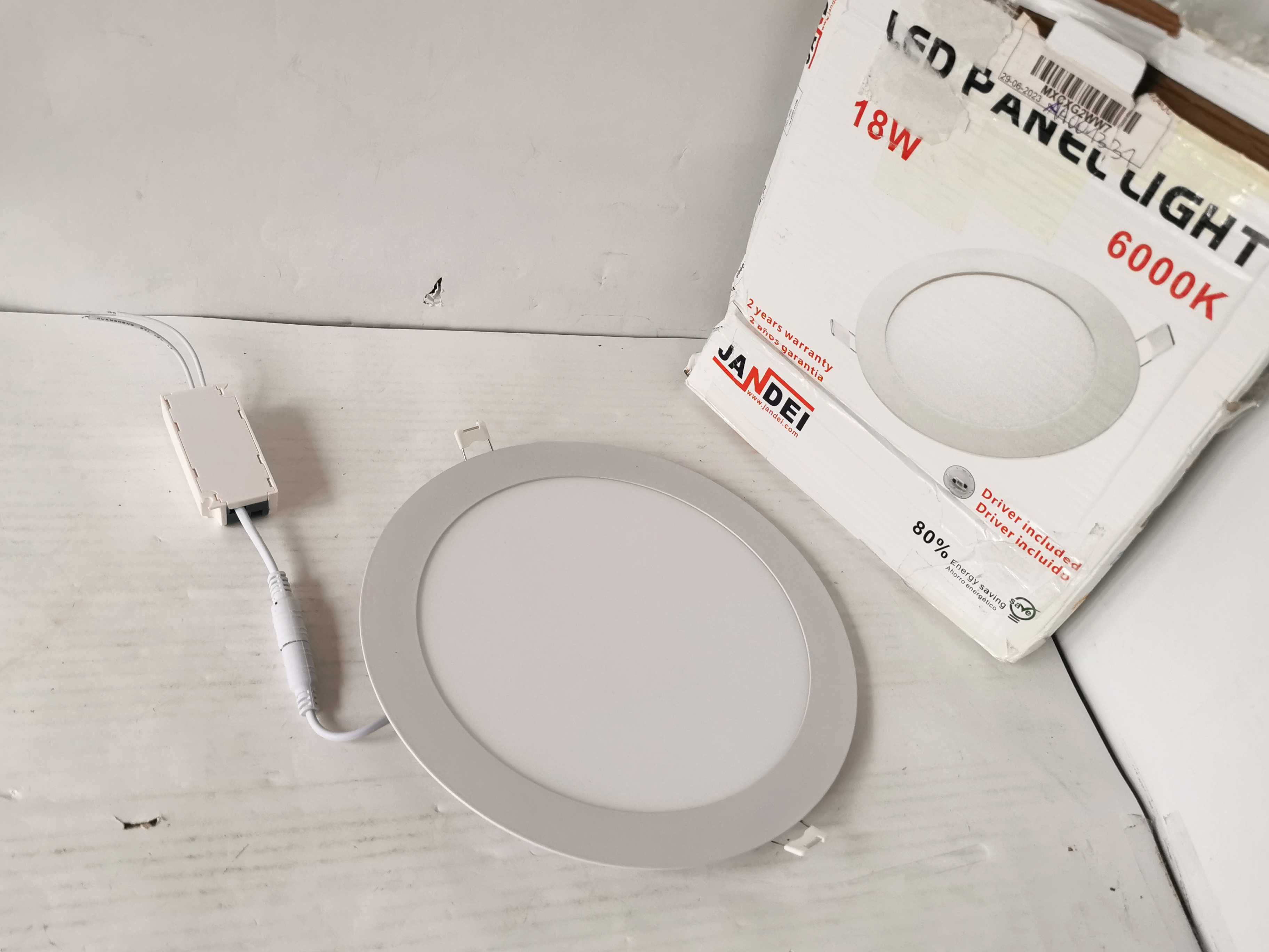 Panel Oczko Lampa LED wpuszczana 18 W Jandei 6000K 22cm