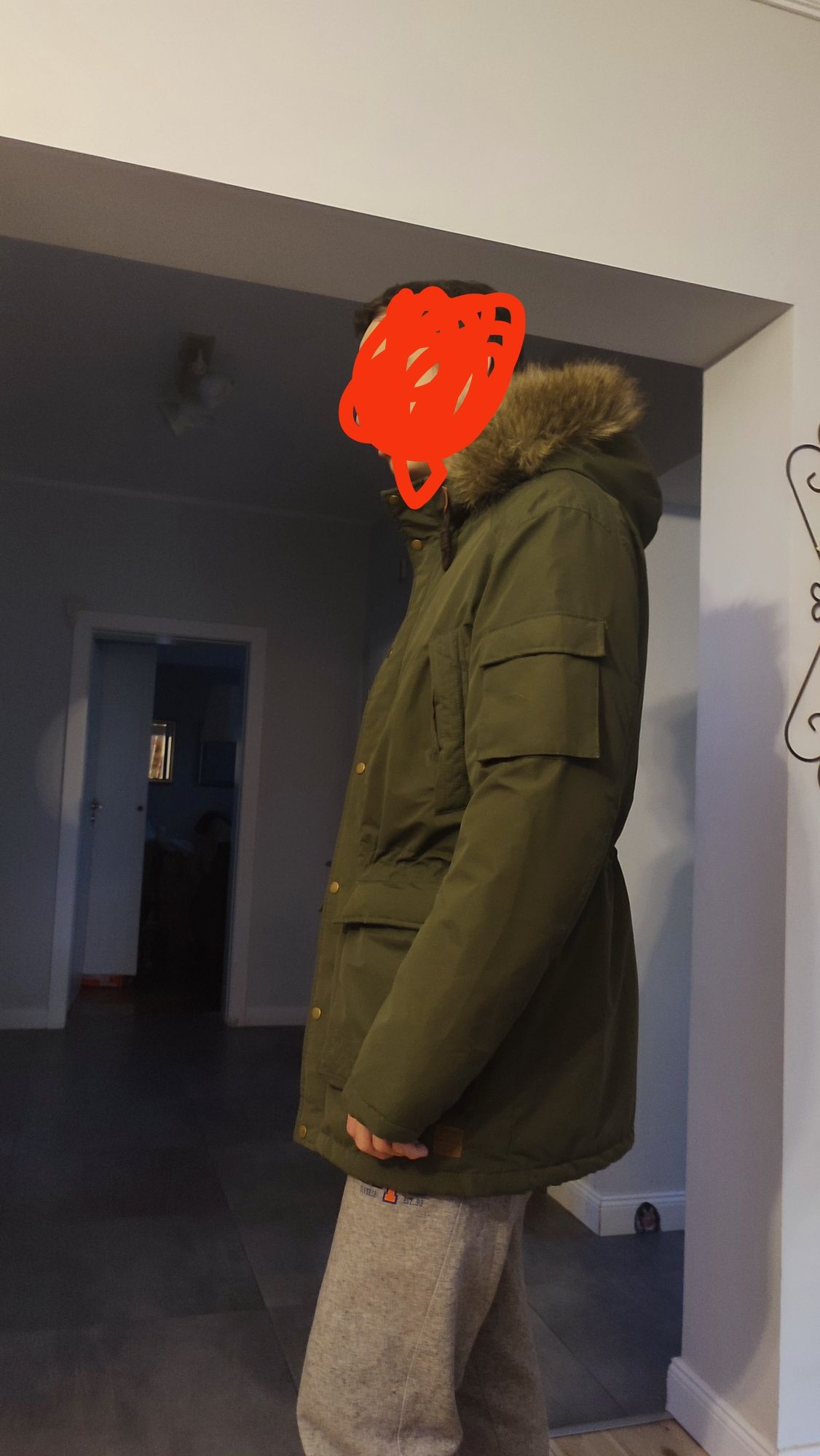 Kurtka puchowa zimowa męska