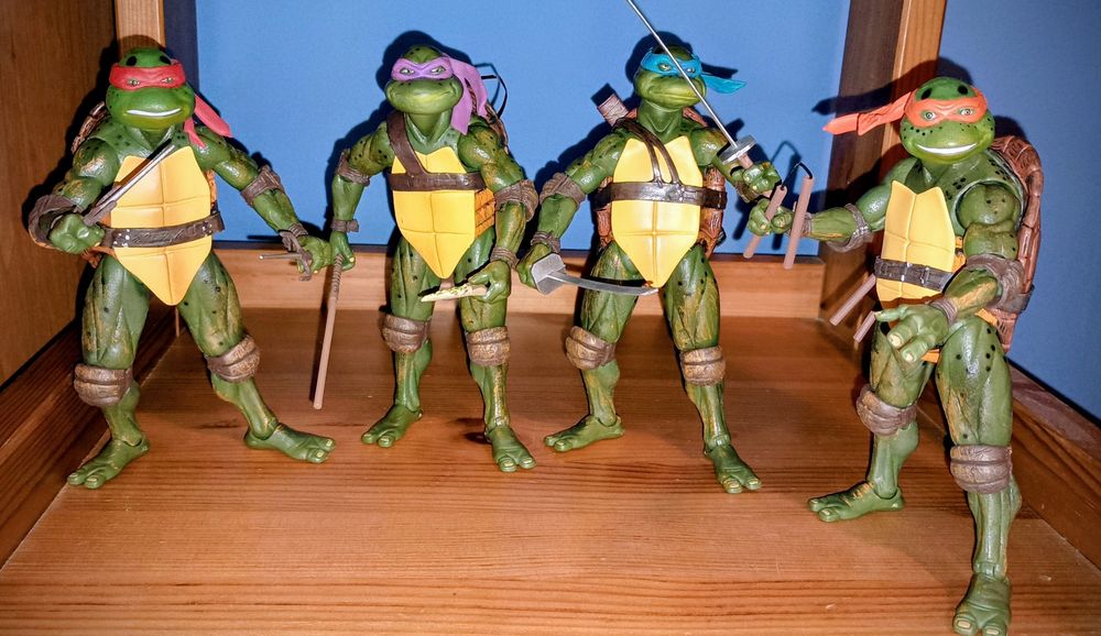 Żółwie Ninja figurki Ninja Turtles jak Neca