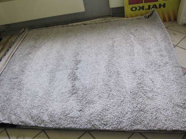 Dywan Shaggy z wysokim runem szary 160x230 cm carpet city