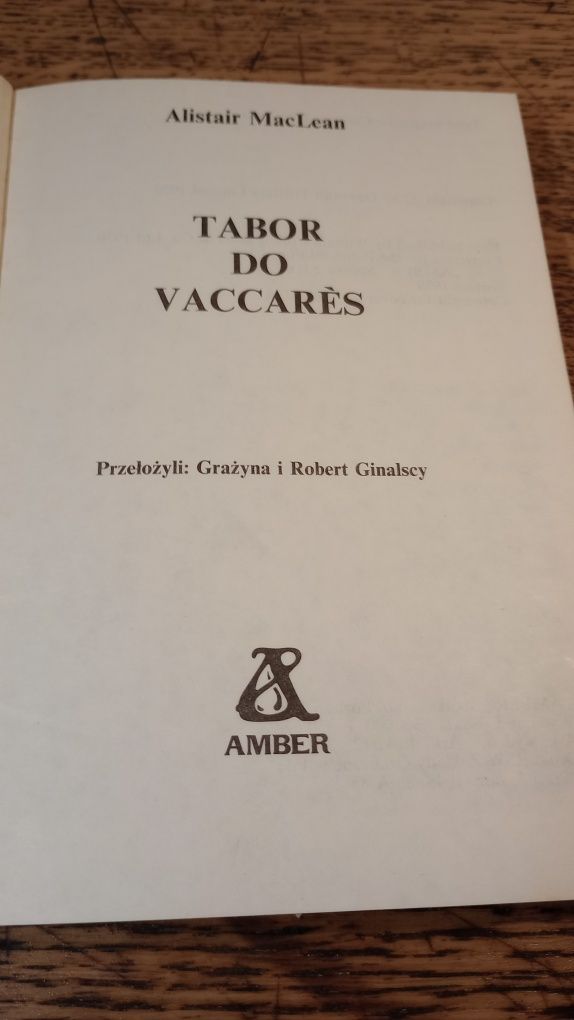 Tabor do Vaccares. Alistair MacLean