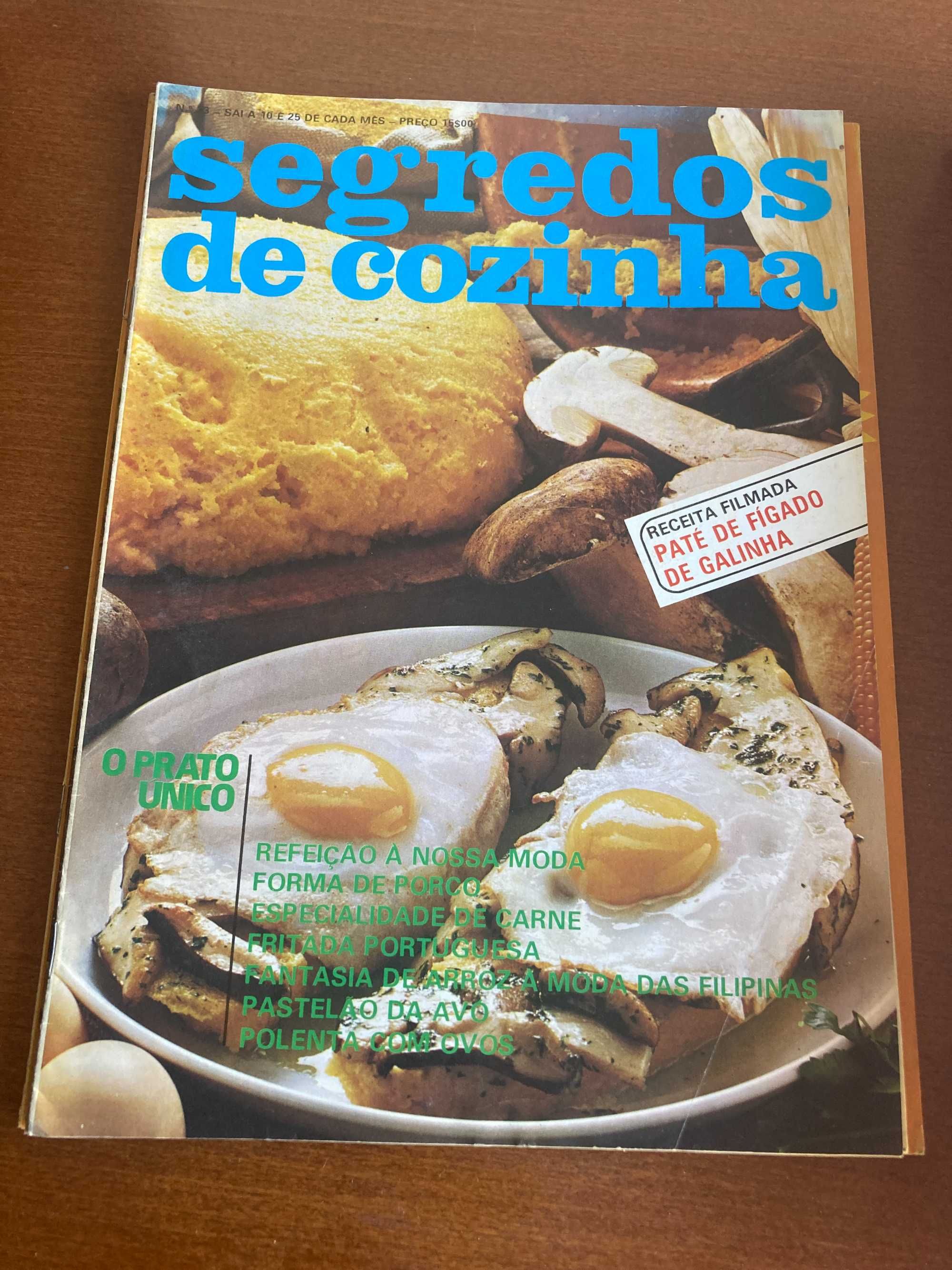 Segredos de Cozinha - revistas dos anos 70