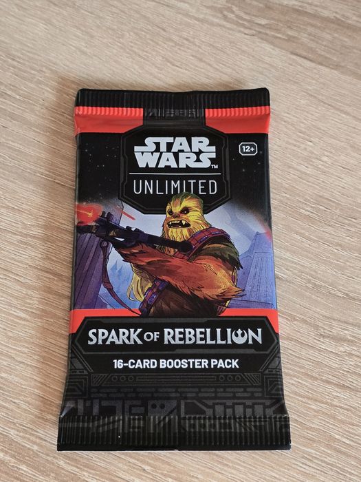 Star Wars Unlimited Spark Of Rebellion 16 kart jedna paczka