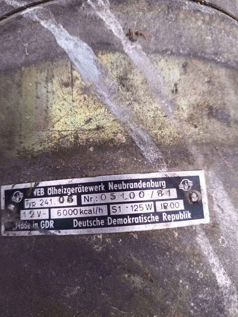 Webasto ogrzewanie nagrzewnica robur