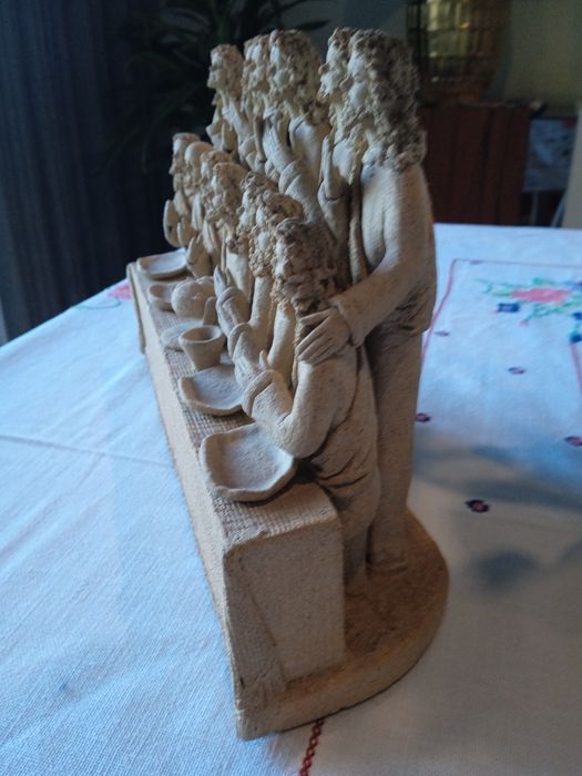 Última ceia. artesã Jesus Pias