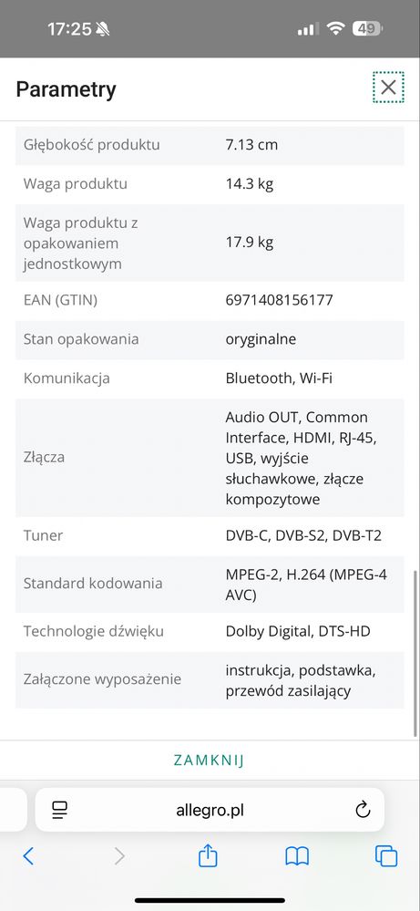 Telewizor Xiaomi TV Q1E 55”