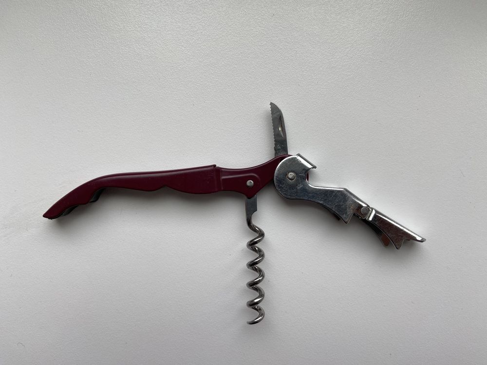 Нож сомелье ТМ "Коблево" штопор двухступенчатый, материал-сталь