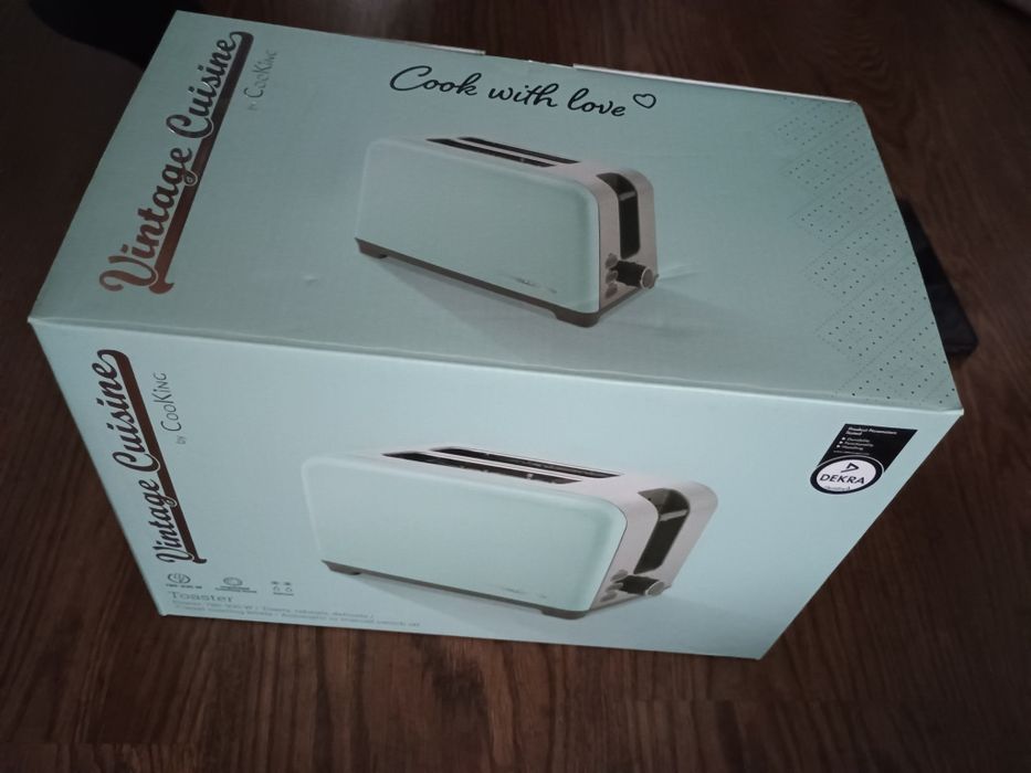 Toster opiekacz miętowy vintage nowy